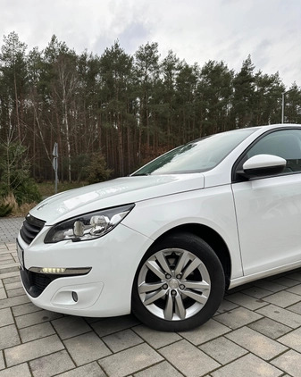 Peugeot 308 cena 33900 przebieg: 220000, rok produkcji 2016 z Leszno małe 407